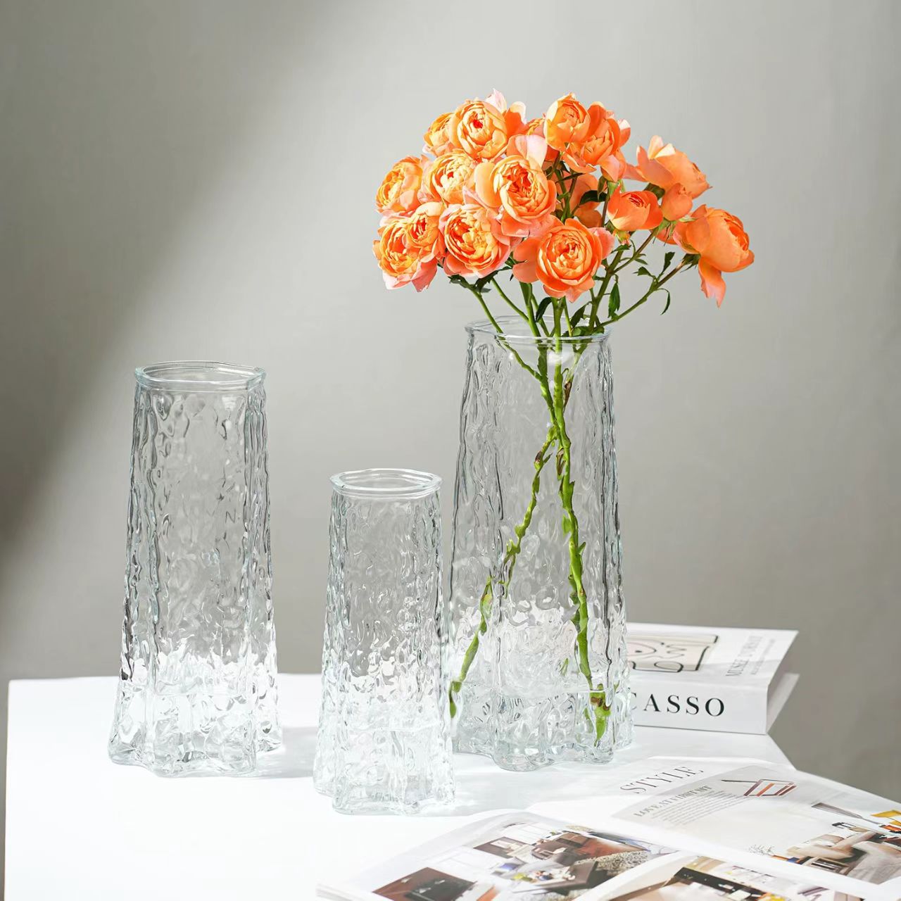Premium Glass Vase 001 - Wholesale Decorative Vase - Image 5