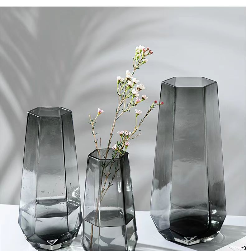Classic Glass Vase 003 - Wholesale Decorative Vase - Image 3
