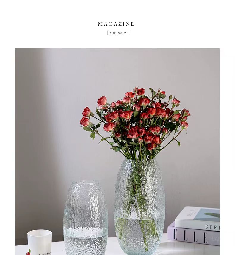 Graceful Glass Vase 008 - Wholesale Decorative Vase - Image 1