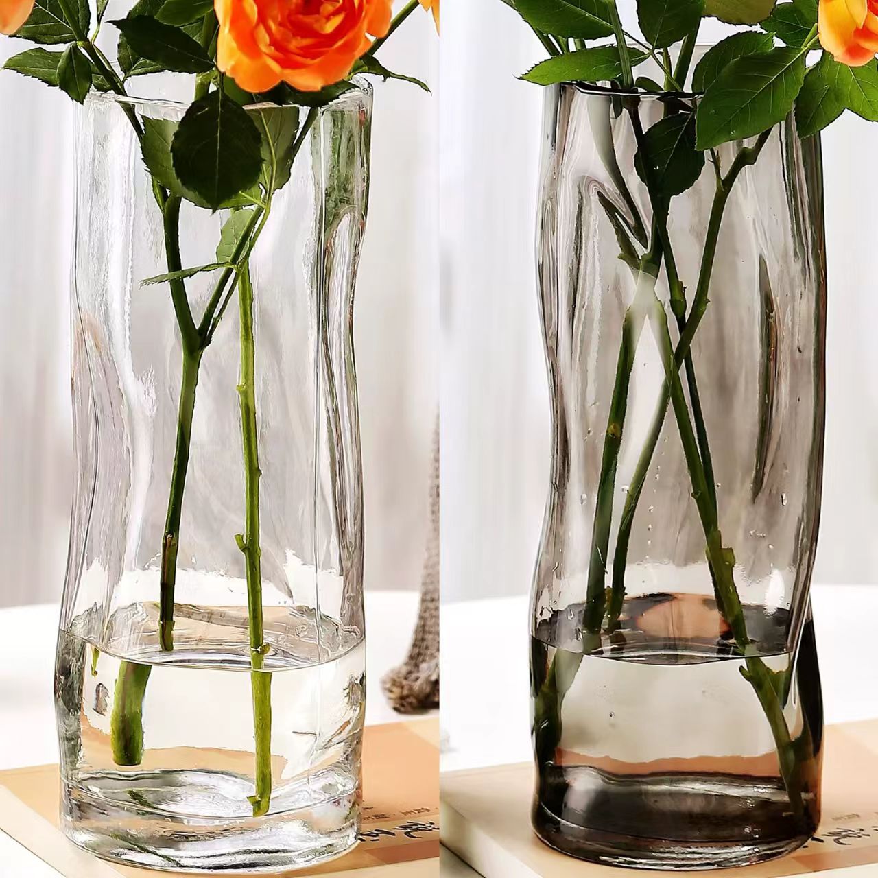 Exquisite Glass Vase 009 - Wholesale Decorative Vase - Image 4