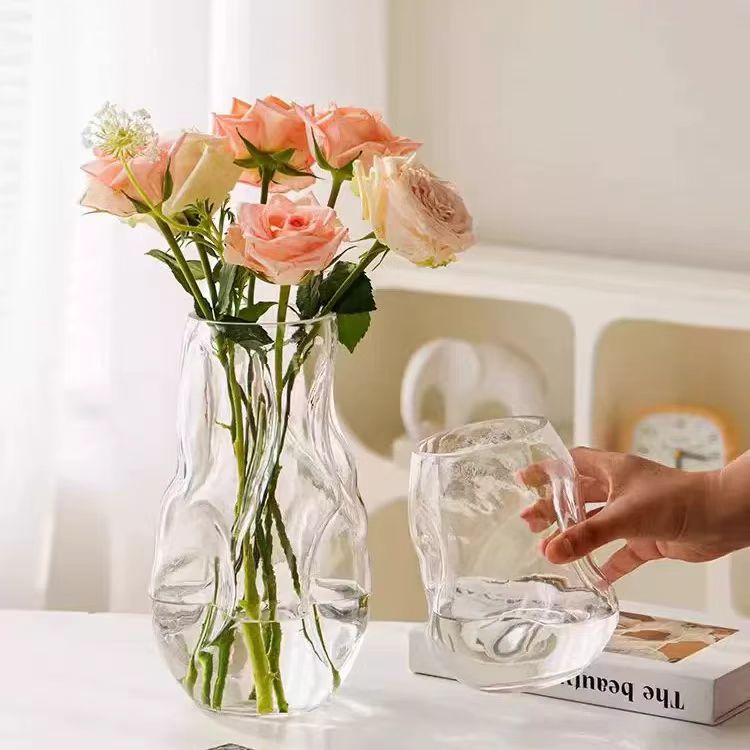Graceful Glass Vase 018 - Wholesale Decorative Vase - Image 7