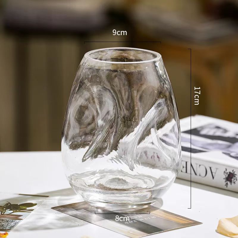 Graceful Glass Vase 018 - Wholesale Decorative Vase - Image 8