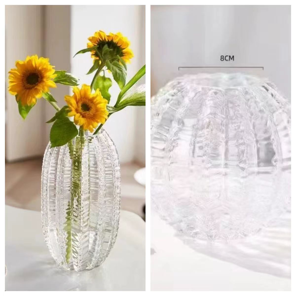Classic Glass Vase 023 - Wholesale Decorative Vase - Image 6