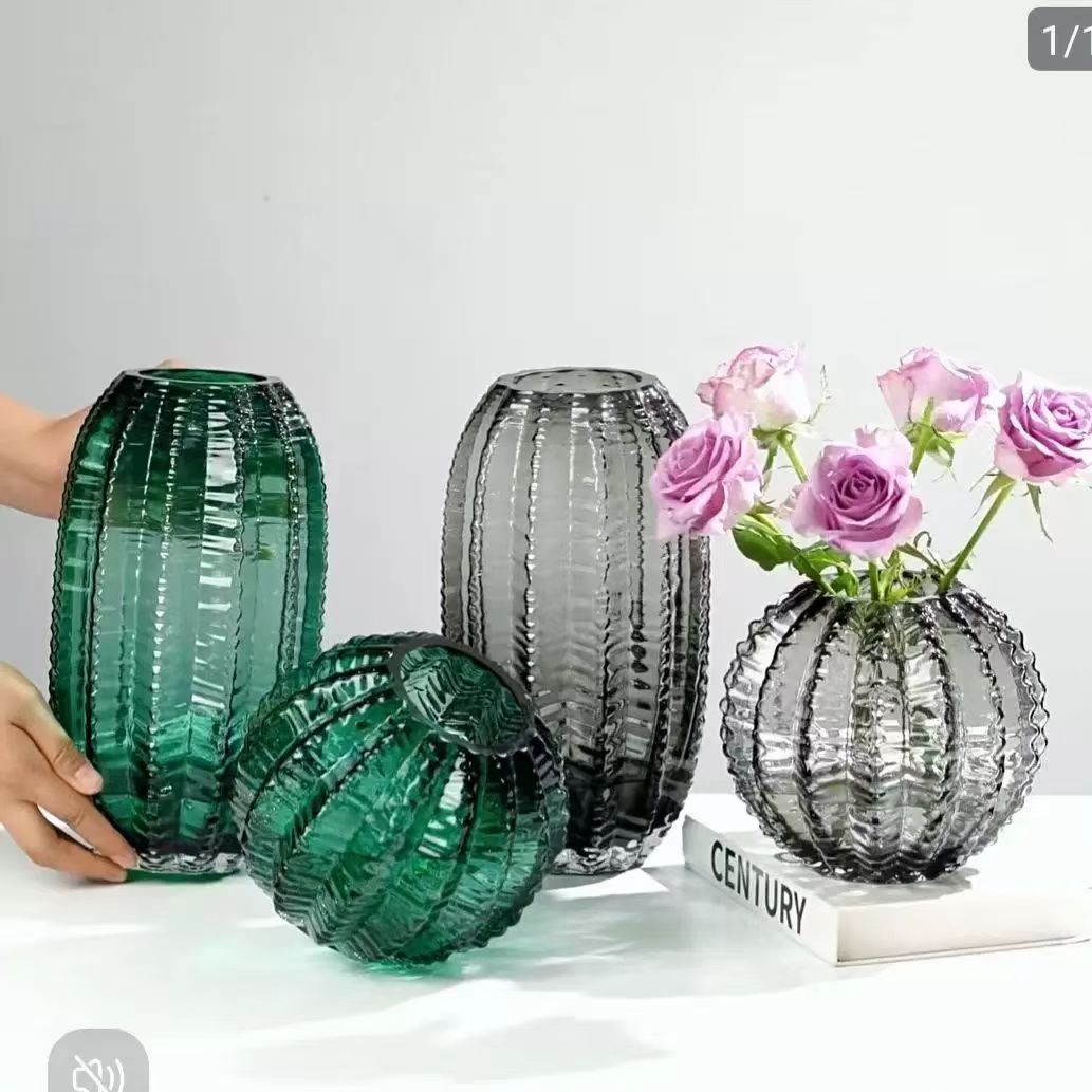 Classic Glass Vase 023 - Wholesale Decorative Vase - Image 8