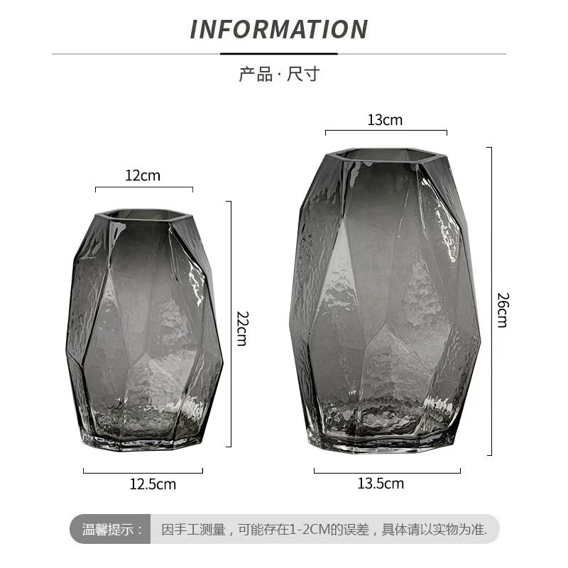 Contemporary Glass Vase 025 - Wholesale Decorative Vase - Image 3