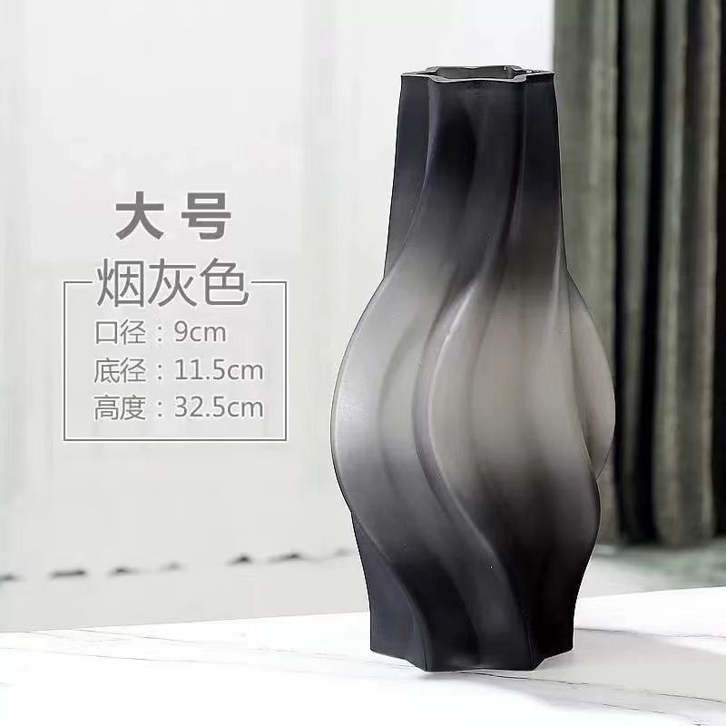 Graceful Glass Vase 028 - Wholesale Decorative Vase - Image 6