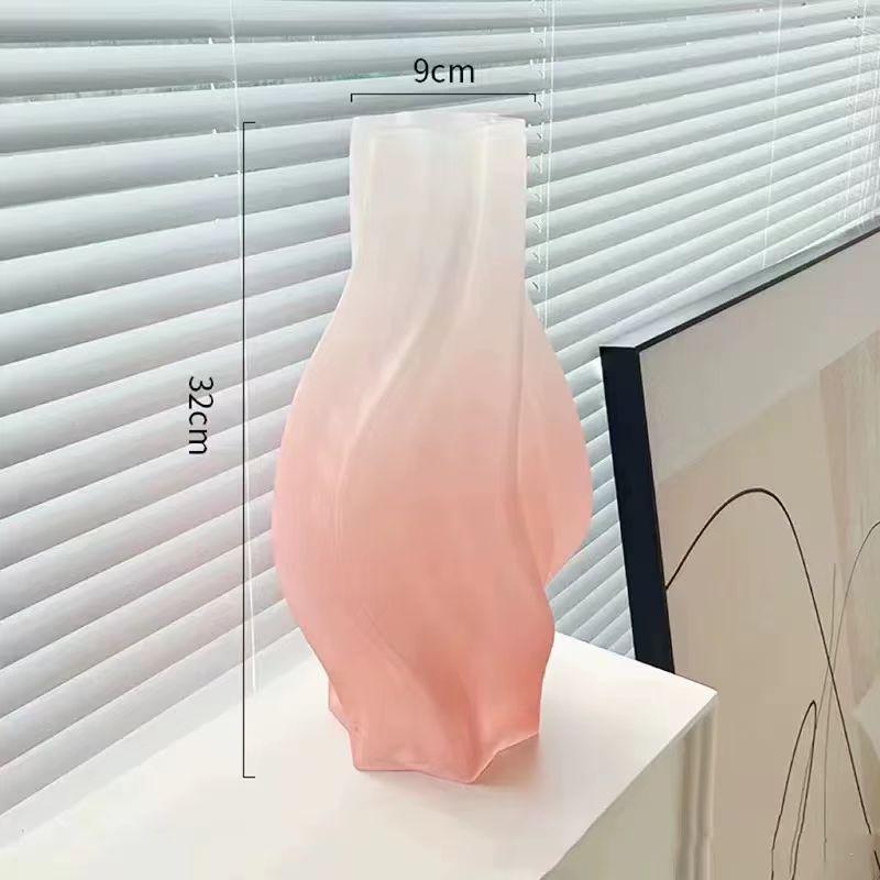 Graceful Glass Vase 028 - Wholesale Decorative Vase - Image 7
