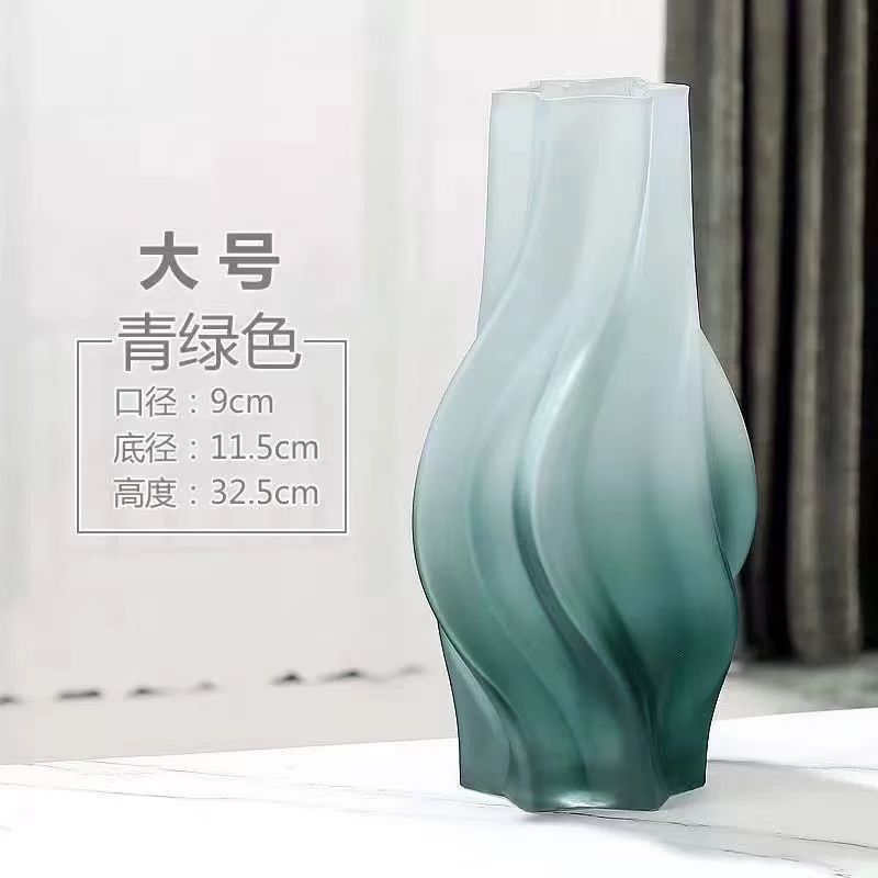 Graceful Glass Vase 028 - Wholesale Decorative Vase - Image 8