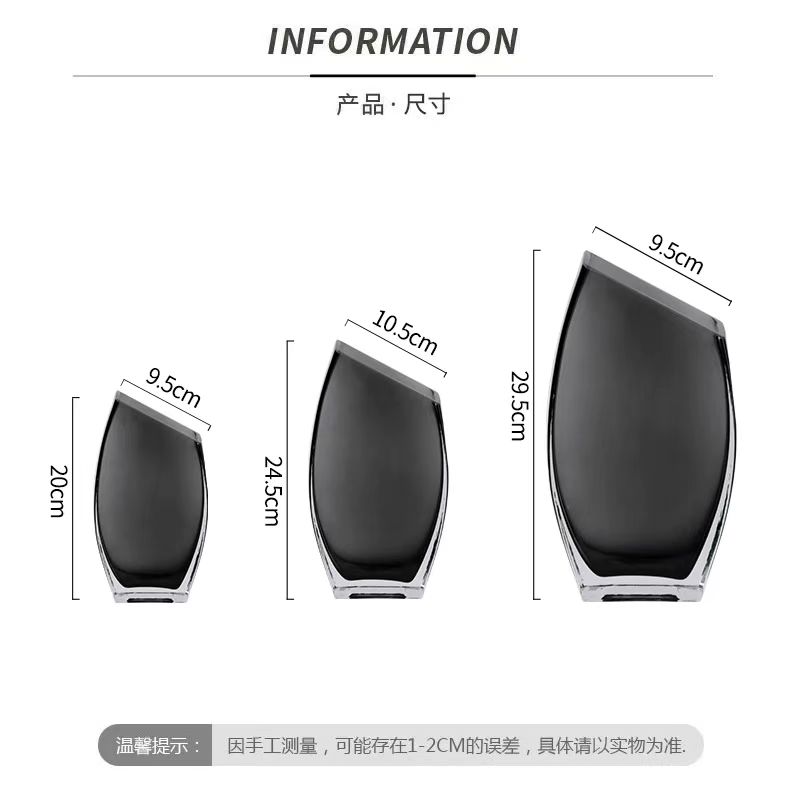 Exquisite Glass Vase 029 - Wholesale Decorative Vase - Image 3