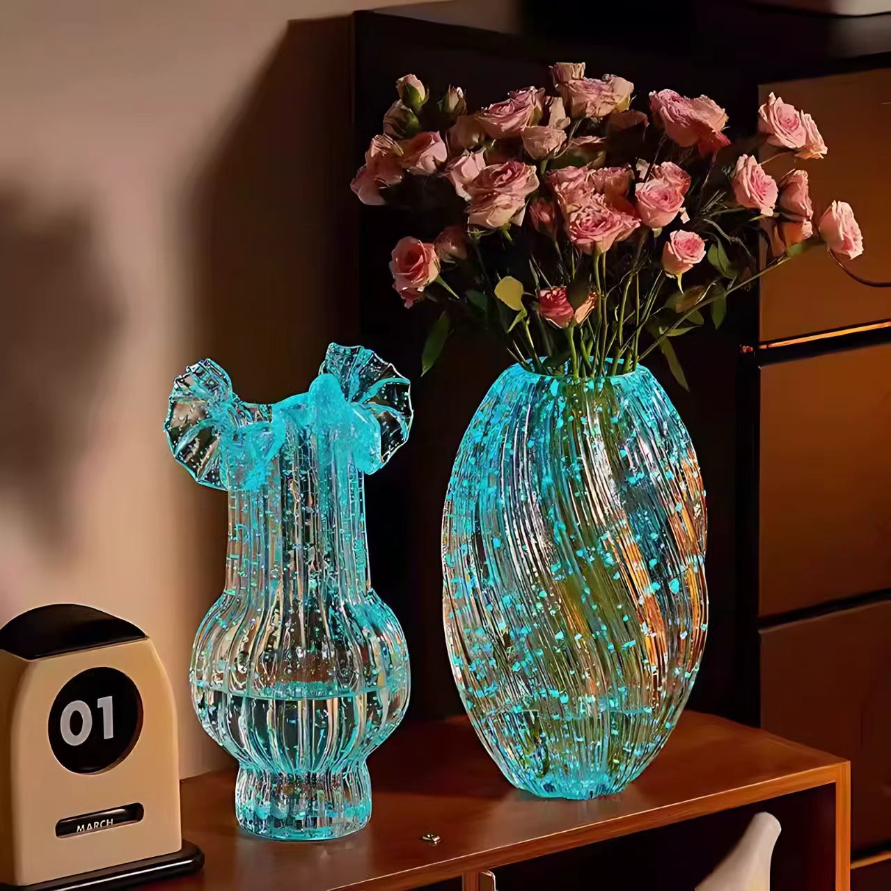 Modern Glass Vase 032 - Wholesale Decorative Vase - Image 3