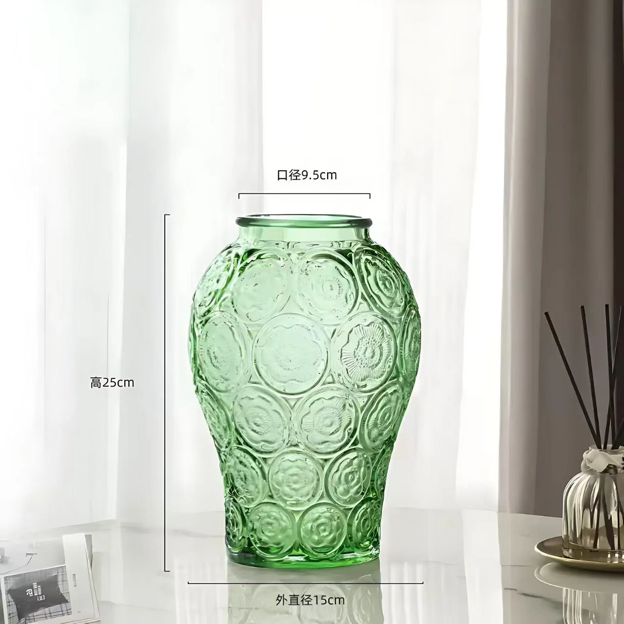 Contemporary Glass Vase 035 - Wholesale Decorative Vase - Image 5